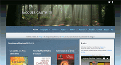 Desktop Screenshot of jacquesgauthier.com