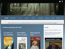 Tablet Screenshot of jacquesgauthier.com